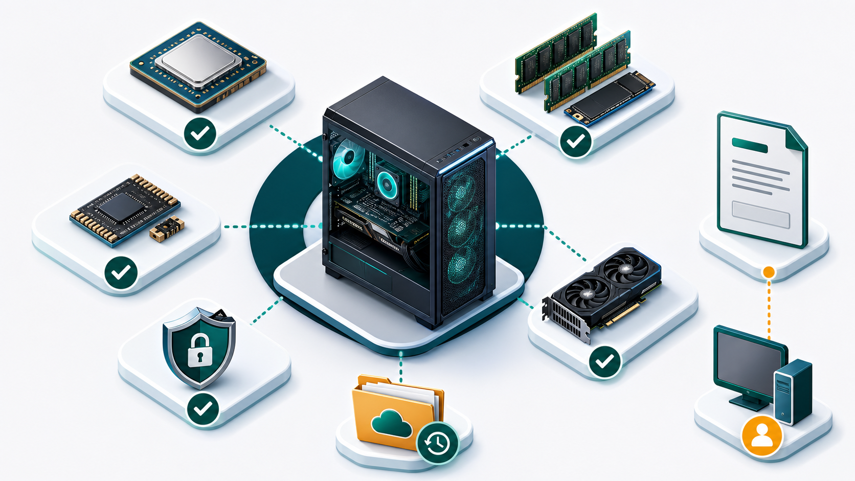 PC hardware, security, storage, graphics and license checks before installing Windows 11