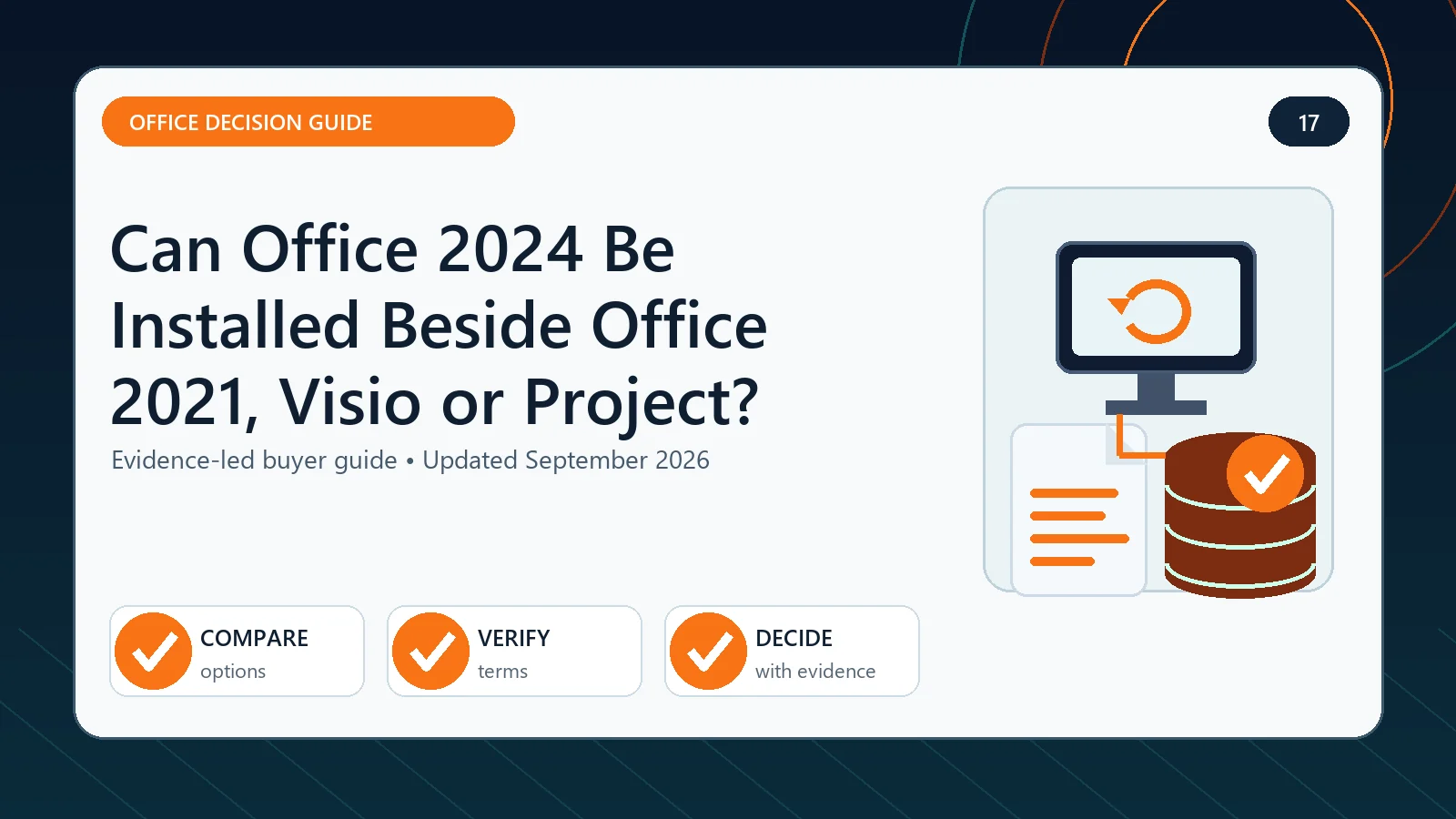 Office 2024 with Office 2021 visual decision guide